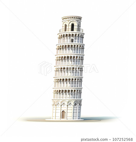Illustration of beautiful view of Pisa, Italy Illustration of beautiful view of Pisa, Italy 107252568