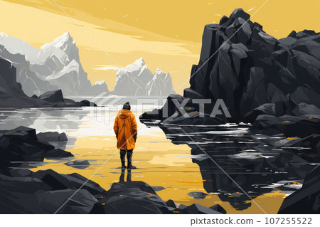 Sunset on the Icelandic coast Sunset on the Icelandic coast 107255522