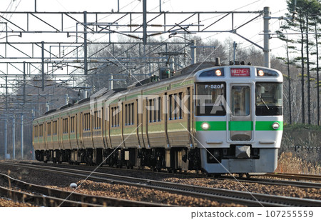 Chitose Line Kitahiroshima-Uenopporo JR Hokkaido 721 series F-5201 formation (Sapporo) Airport Chitose Line Kitahiroshima-Uenopporo JR Hokkaido 721 series F-5201 formation (Sapporo) Airport 107255559