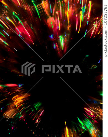 Vapor wave vibrant blurred bokeh gradient texture. 107255763