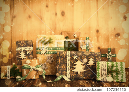 Text , With Eco Friendly Christmas Decoration 107256550