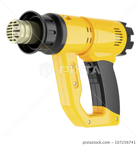 Heat Gun, Industrial Electric Hot Air Gun. 3D rendering 107256741