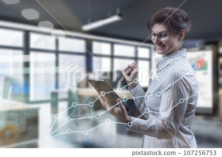 Concept of successful trading in the financial market. Concept of successful trading in the financial market. 107256753