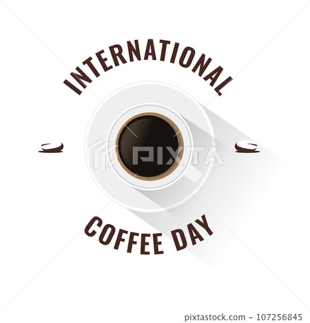 International coffee day Concept. 107256845
