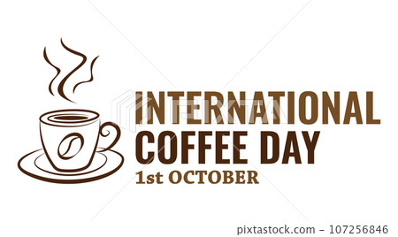 International coffee day Concept. 107256846