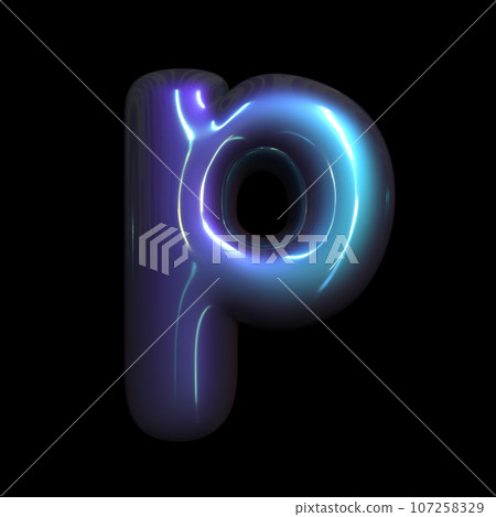 metaverse letter P - Lowercase 3d futuristic font - Suitable for technology, cyberspace or science related subjects metaverse letter P - Lowercase 3d futuristic font - Suitable for technology, cyberspace or science related subjects 107258329
