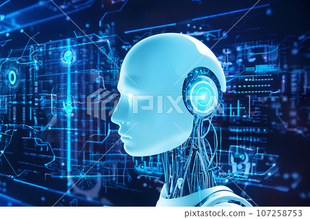 Robot wrapped in neurons 3 107258753
