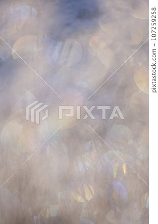 Sparkling frost, rainbow colors (around Lake Onbara) 107259258