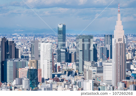"Tokyo" Shinjuku cityscape and cityscape seen from Shibuya Sky 107260268