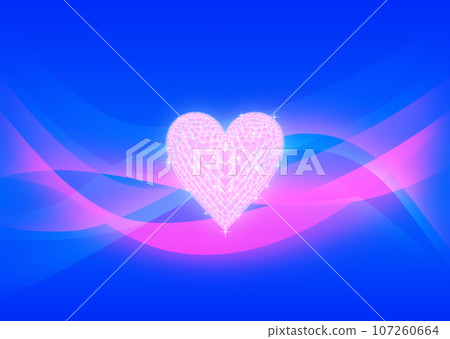 Heart background material Heart background material 107260664