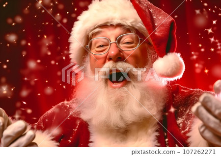 Smiling Santa Claus 5 AI generated image 107262271