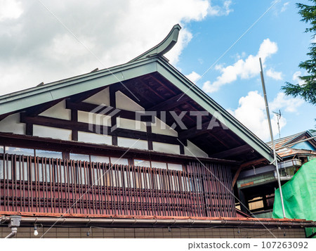 秋田縣益田町盛夏遊覽充滿旅行氣息的古街景 秋田縣益田町盛夏遊覽充滿旅行氣息的古街景 107263092