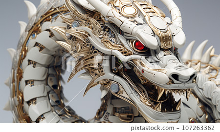 Zodiac dragon type robot 107263362