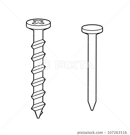 screws and nails 107263516