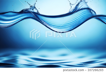 water drop waves drops diffuse blue background water drop waves drops diffuse blue background 107266283