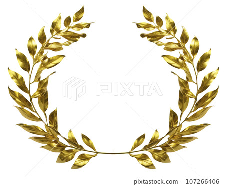 金桂冠框架插畫 107266406