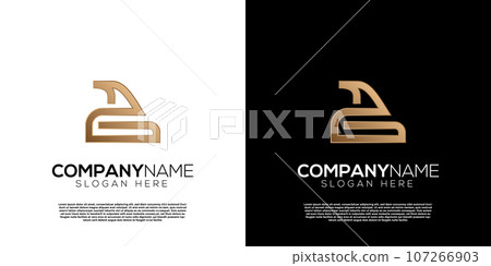 Vector golden bird G letter logo. Creative logo inspiration Vector golden bird G letter logo. Creative logo inspiration 107266903