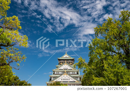 Osaka Castle castle tower 107267001