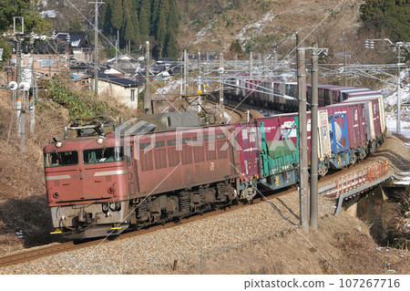 北陸本線 Isurugi-Kurikara JR Freight EF81-31(富山) 北陸本線 Isurugi-Kurikara JR Freight EF81-31(富山) 107267716