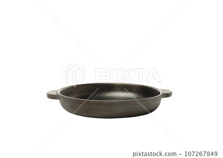 PNG, Empty pan, isolated on white background PNG, Empty pan, isolated on white background 107267849