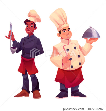 Restaurant kitchen chef character cartoon vector 107268287