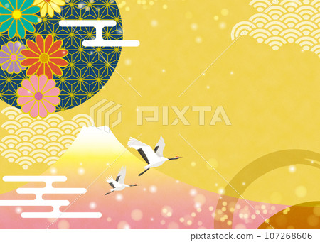 新年影像插畫素材 新年影像插畫素材 107268606
