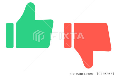 Simple good and bad marks 107268671
