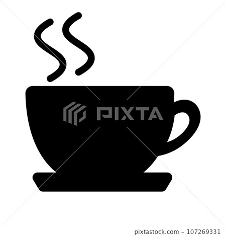 coffee cup icon 107269331