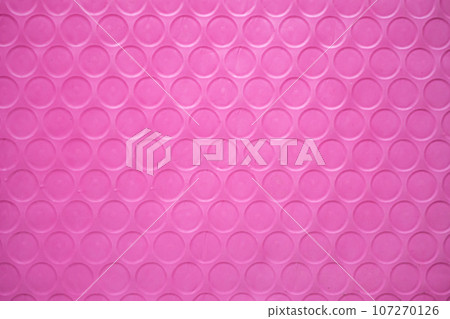 Pink plastic wrap air bubble texture background packaging material 107270126