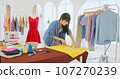 asia profession woman pattern maker 107270239