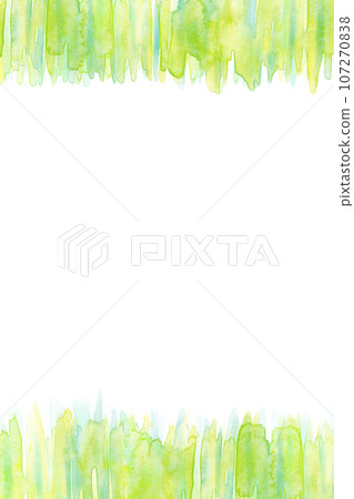 綠色水彩框背景素材 綠色水彩框背景素材 107270838