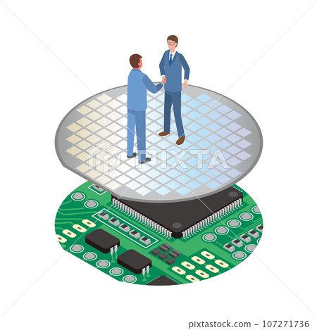 Image illustration of semiconductor industry Image illustration of semiconductor industry 107271736