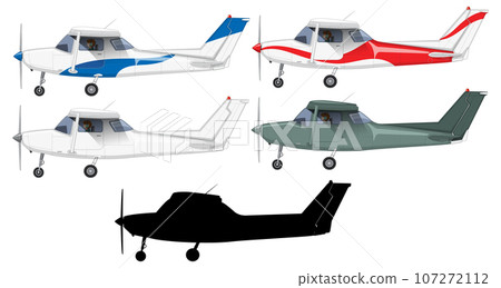 Side View of Light Aircraft Side View of Light Aircraft 107272112
