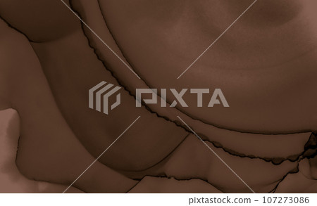 Paint Chocolate Texture. Dark Cream Background. 107273086