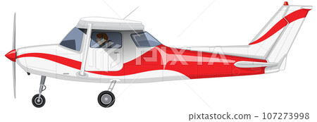 Single Engine Light Aircraft Vector 107273998