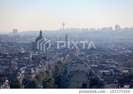Aerial view of the Saint-Augustin church in Paris Aerial view of the Saint-Augustin church in Paris 107275544