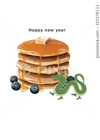 2036 Year of the Dragon New Year's card template 2036 Year of the Dragon New Year's card template 107276111