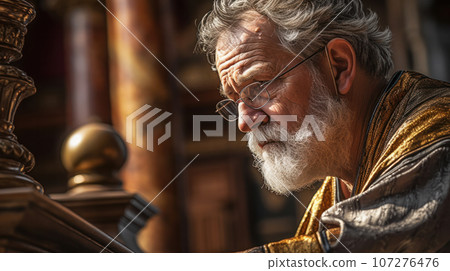 Court of Law Trial. Portrait of Impartial Judge Reading Decision, striking Gavel. Justice Pronouncing Sentence. Judgment after Deliberation. Guilty, Not Guilty Verdict. Cinematic Concept Rule of Law Court of Law Trial. Portrait of Impartial Judge Reading Decision, striking Gavel. Justice Pronouncing Sentence. Judgment after Deliberation. Guilty, Not Guilty Verdict. Cinematic Concept Rule of Law 107276476