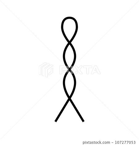 It's a hieroglyph. The letter H represents twisted flax threads. It's a hieroglyph. The letter H represents twisted flax threads. 107277053