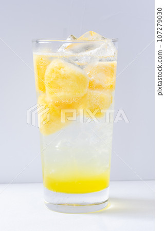 drink with pineapple drink with pineapple 107279030