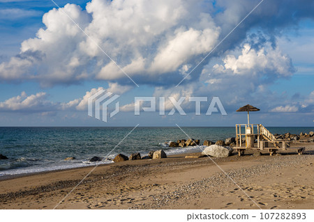 Beach in Spadafora, north-eastern Sicily Beach in Spadafora, north-eastern Sicily 107282893