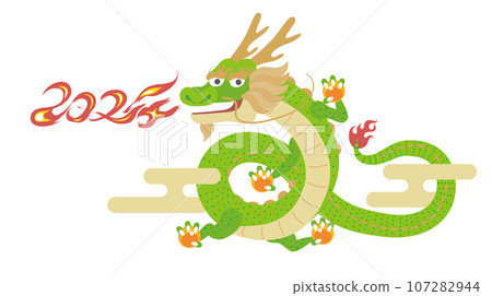 傳統龍人物圖 107282944