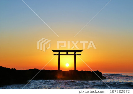茨城縣大洗磯崎神社的日出 107282972