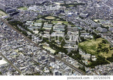 千葉大學西千葉校區鳥瞰圖 107283076