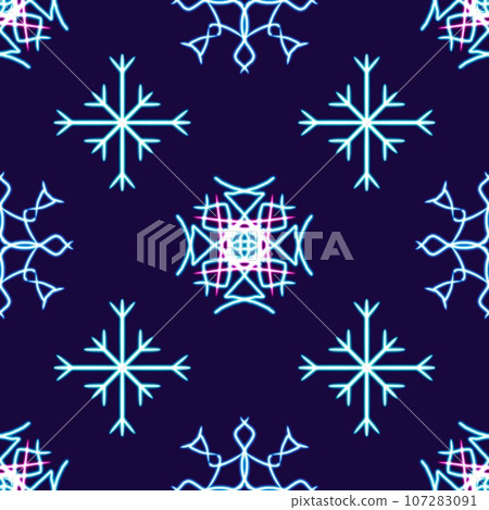 seamless pattern snowflake glowing desktop icon, neon sticker, neon figure, glowing figure, neon geometrical figures seamless pattern snowflake glowing desktop icon, neon sticker, neon figure, glowing figure, neon geometrical figures 107283091