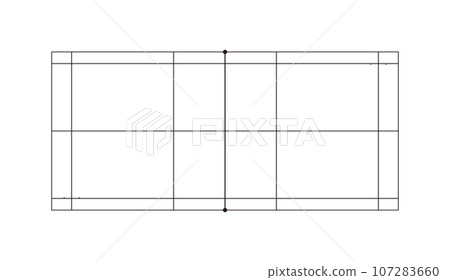 羽球場_線條藝術 羽球場_線條藝術 107283660