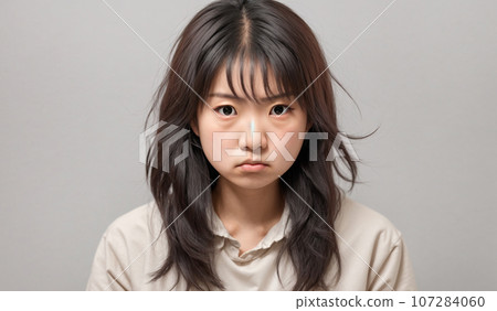 憤怒的女人 - AI 生成圖像 107284060