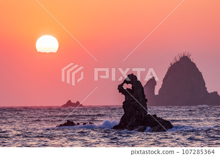 (Shizuoka Prefecture) Nishi-Izu / Otako Coast Sunset @ Megancho (Shizuoka Prefecture) Nishi-Izu / Otako Coast Sunset @ Megancho 107285364