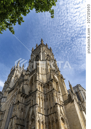 Looking up at the epic York Minster Looking up at the epic York Minster 107285693