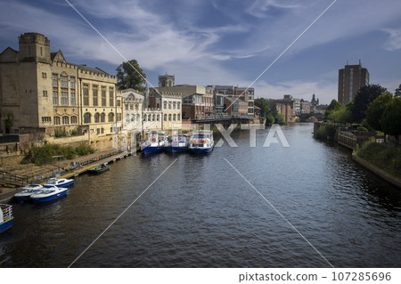 View of York over the Ouse from Lendal Bridge View of York over the Ouse from Lendal Bridge 107285696
